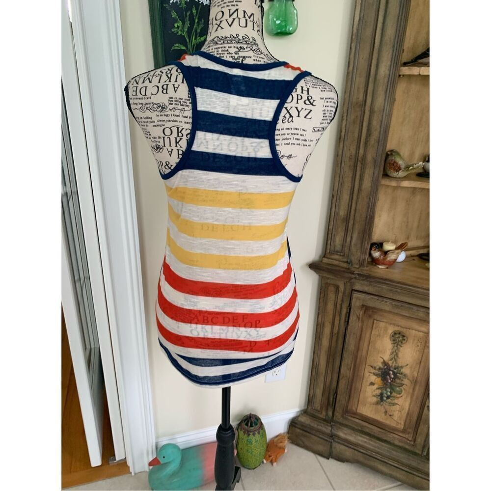ColStory Razor Back Striped Tank NWOT - Picture 9 of 10